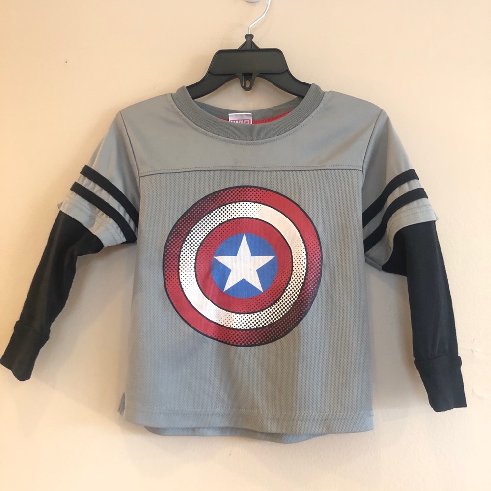 Marvel Captain America Shirt size 2T